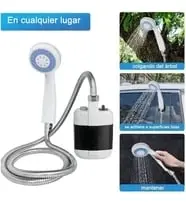 Taşınabilir Şarjlı Seyyar Duş Seti ( Pompa - Hortum - Duş Başlığı )