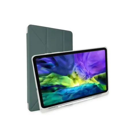 Huawei Matepad Se Kılıf Kalemlikli Mars Tablet Kılıfı - Koyu Yeşil