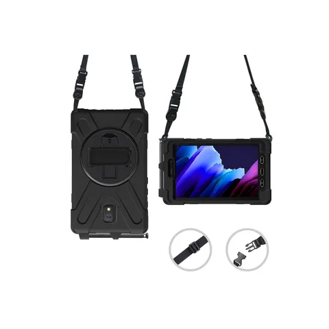 Samsung Galaxy T577 Tab Active 3 Kılıf Amazing Tablet Kapak - Siyah