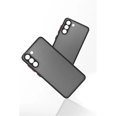 Samsung Galaxy S21 Fe Kılıf Montreal Silikon Kapak - Siyah