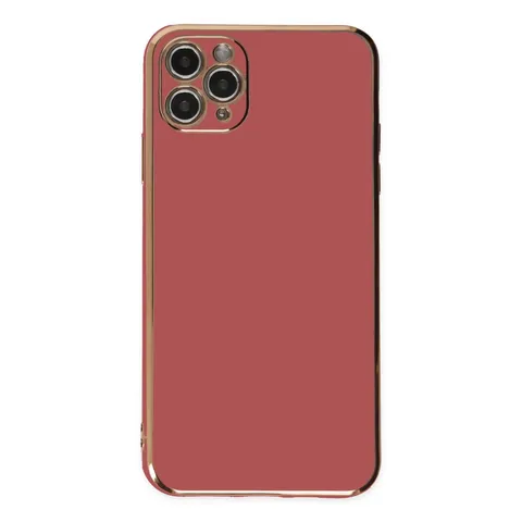 İphone 11 Pro Max Kılıf Volet Silikon - Kırmızı