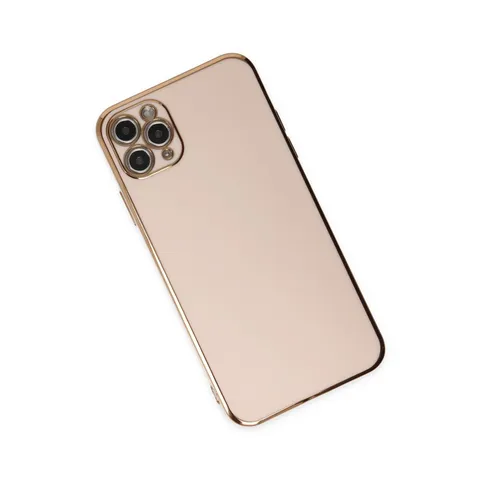 İphone 11 Pro Max Kılıf Volet Silikon - Pembe