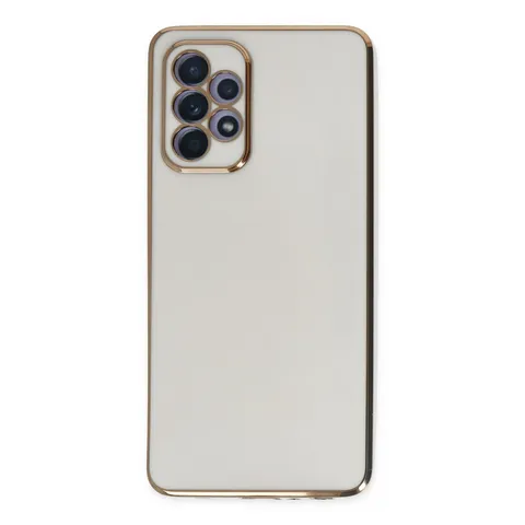Samsung Galaxy A52 Kılıf Volet Silikon - Beyaz