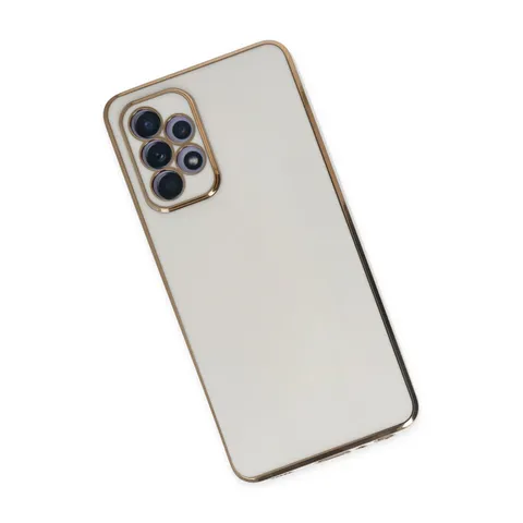 Samsung Galaxy A52 Kılıf Volet Silikon - Beyaz