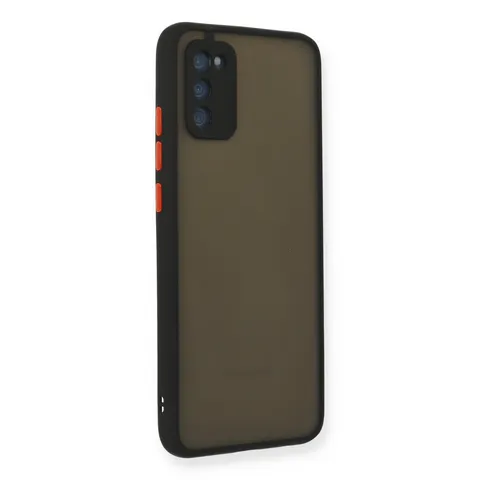 Samsung Galaxy A02s Kılıf Montreal Silikon Kapak - Siyah