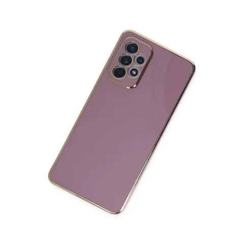 Samsung Galaxy A52 Kılıf Volet Silikon - Mor