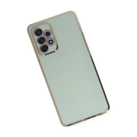 Samsung Galaxy A52 Kılıf Volet Silikon - Açık Yeşil