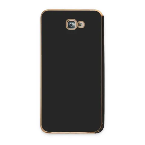 Samsung Galaxy J7 Prime Kılıf Volet Silikon - Siyah