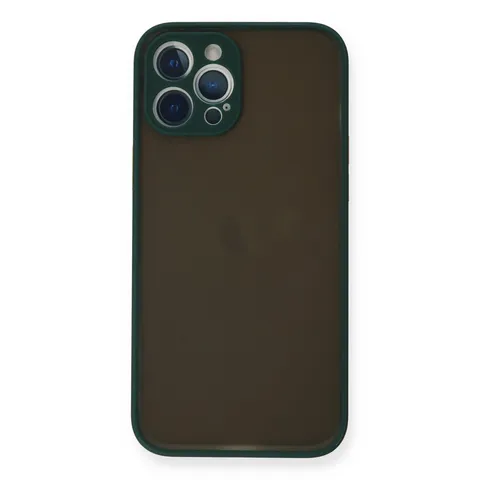 İphone 12 Pro Max Kılıf Montreal Silikon Kapak - Yeşil