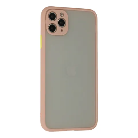 İphone 12 Pro Max Kılıf Montreal Silikon Kapak - Pembe