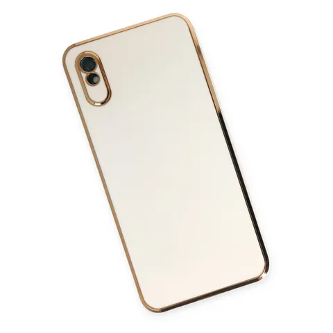 Xiaomi Redmi 9a Kılıf Volet Silikon - Beyaz