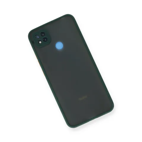 Xiaomi Redmi 9c Kılıf Montreal Silikon Kapak - Yeşil