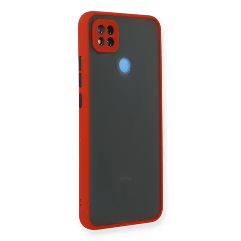 Xiaomi Redmi 9c Kılıf Montreal Silikon Kapak - Kırmızı