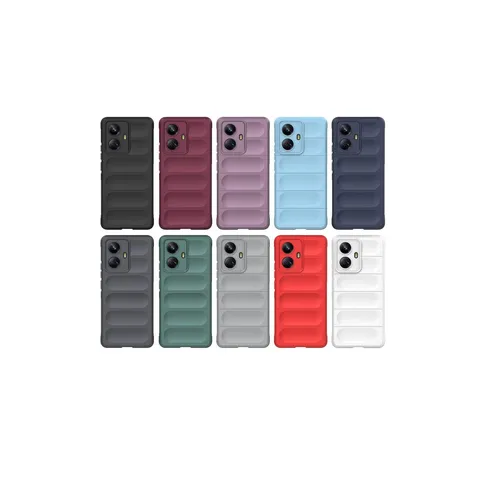 Realme 10 Pro 5g Kılıf Optimum Silikon - Kırmızı