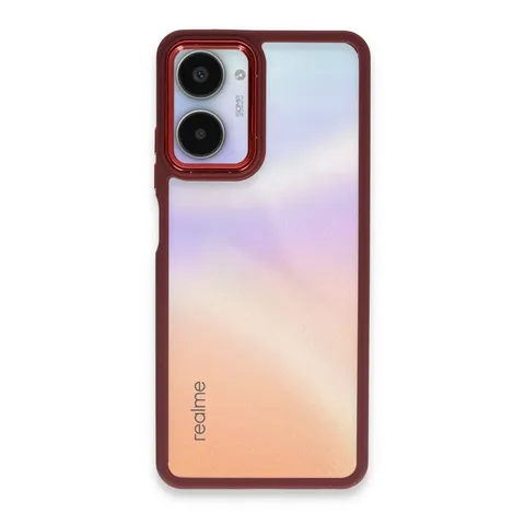 Realme 10 Pro 5g Kılıf Dora Kapak - Kırmızı