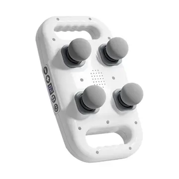 4 Başlıklı Masaj Sı - Ergonomik Derin Doku Sırt Ve Boyun Masaj Aleti Ağrı Ve Sızı Giderici