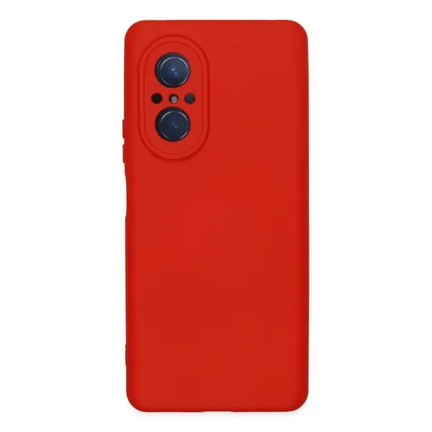 Huawei Nova 9 Se Kılıf Nano İçi Kadife Silikon - Kırmızı