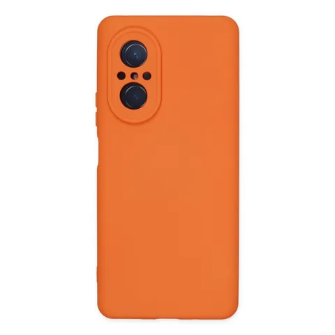Huawei Nova 9 Se Kılıf Nano İçi Kadife Silikon - Turuncu