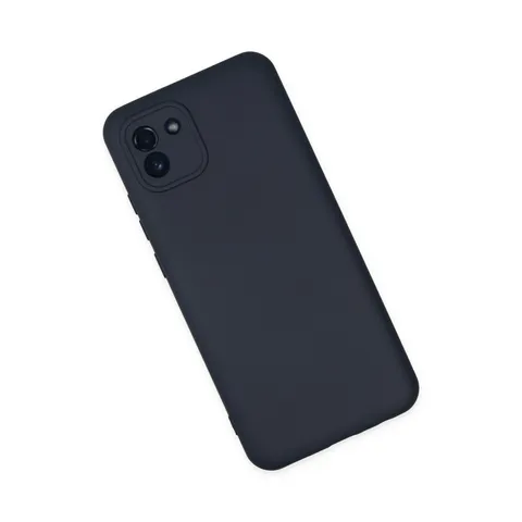 Samsung Galaxy A03 Kılıf Nano İçi Kadife Silikon - Lacivert