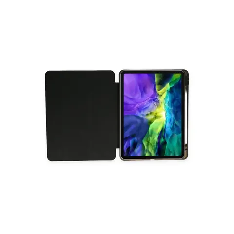 İpad 10.2 (8.nesil) Kılıf Kalemlikli Mars Tablet Kılıfı - Siyah