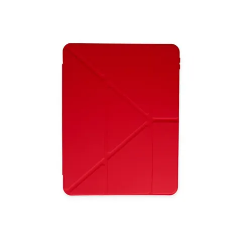 İpad 10.2 (8.nesil) Kılıf Kalemlikli Mars Tablet Kılıfı - Kırmızı