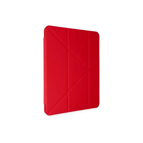 İpad Air 4 10.9 Kılıf Kalemlikli Mars Tablet Kılıfı - Kırmızı