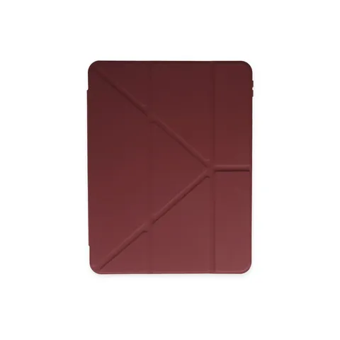 İpad Air 4 10.9 Kılıf Kalemlikli Mars Tablet Kılıfı - Mürdüm