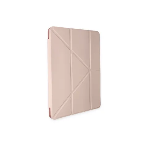 Samsung Galaxy P610 Tab S6 Lite 10.4 Kılıf Kalemlikli Mars Tablet Kılıfı - Rose Gold