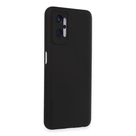 Realme 9i 4g Kılıf Nano İçi Kadife Silikon - Siyah