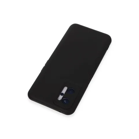 Realme 9i 4g Kılıf Nano İçi Kadife Silikon - Siyah