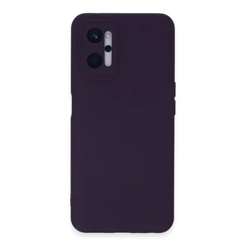 Realme 9i 4g Kılıf Nano İçi Kadife Silikon - Mor