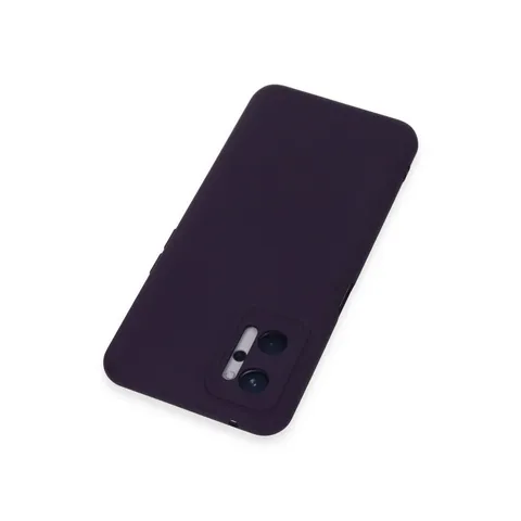 Realme 9i 4g Kılıf Nano İçi Kadife Silikon - Mor