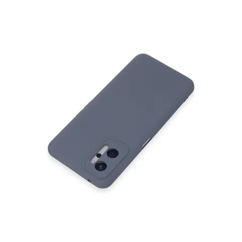 Realme 9i 4g Kılıf Nano İçi Kadife Silikon - Gri