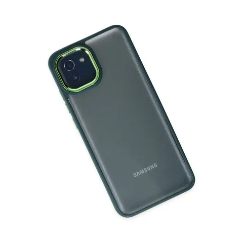 Samsung Galaxy A03 Kılıf Dora Kapak - Haki Yeşil