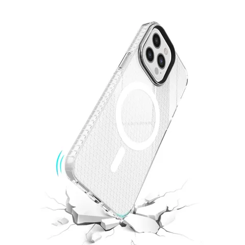 İphone 12 Pro Max Kılıf Beta Magneticsafe Silikon - Şeffaf