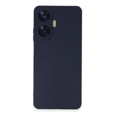 Realme C55 Kılıf Nano İçi Kadife Silikon - Mor