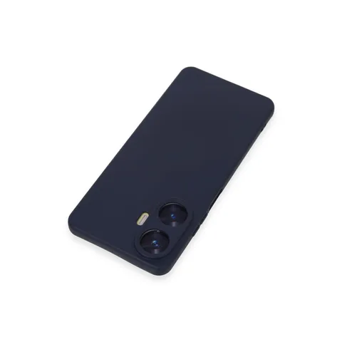 Realme C55 Kılıf Nano İçi Kadife Silikon - Mor