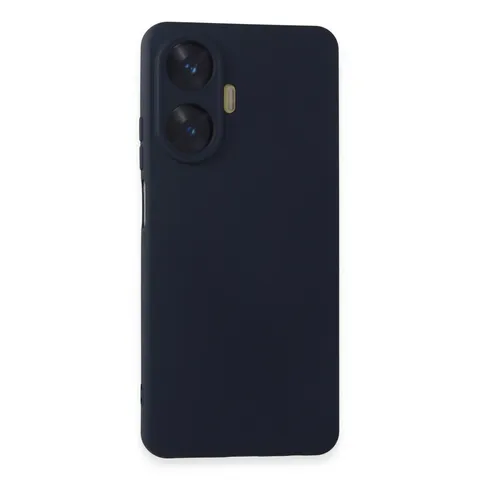 Realme C55 Kılıf Nano İçi Kadife Silikon - Lacivert