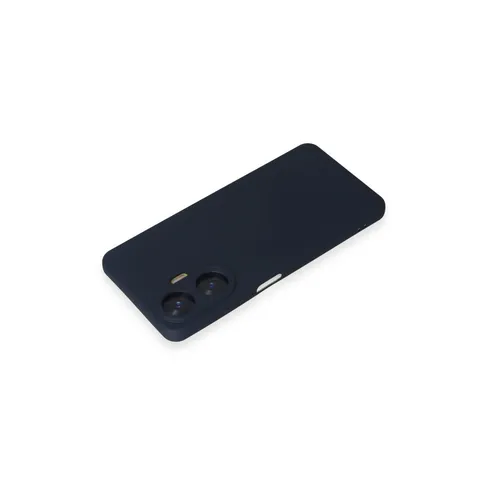 Realme C55 Kılıf Nano İçi Kadife Silikon - Lacivert