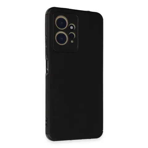 Xiaomi Redmi Note 12 4g Kılıf Loop Deri Silikon - Siyah