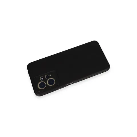 Xiaomi Redmi Note 12 4g Kılıf Loop Deri Silikon - Siyah