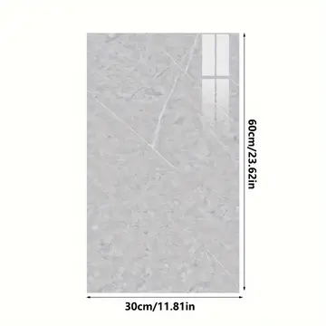 Gri Mermer Desenli Alüminyum Plastik Duvar Sticker