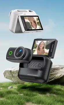 1080p Dijital Video Kamera (32gb) Kart Dijital Vlog Fotoğraf Makinesi  Türkçe Pembe