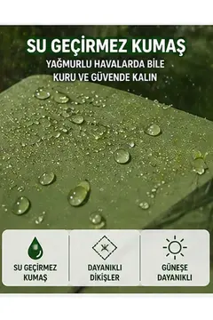 Otomatik Kabin Giyinme Çadırı 120x120x190 Cm Üst Havalandırma Yan Pencereli Duş & Wc Çadırı