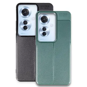 Oppo Reno 11f Kılıf Auto Focus Kapak - Koyu Yeşil