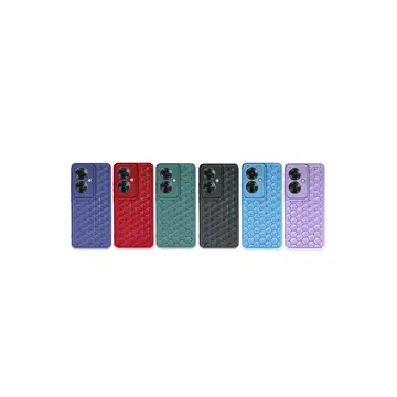 Oppo Reno 11f Kılıf Petek Silikon Kapak - Siyah