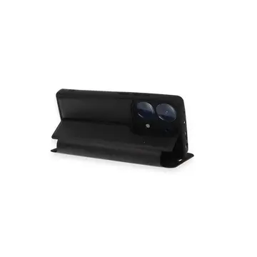 Xiaomi Redmi Note 13 Pro 4g Kılıf Flip Cover - Siyah