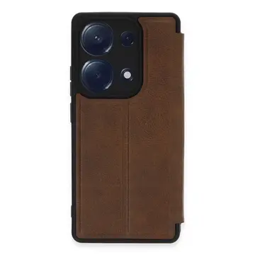 Xiaomi Redmi Note 13 Pro 4g Kılıf Flip Cover - Taba