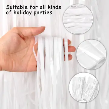 Soft Beyaz Renk Duvar Ve Kapı Perdesi İthal 100x200 Cm