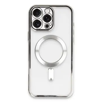 İphone 16 Pro Kılıf Kross Magneticsafe Kapak - Gümüş